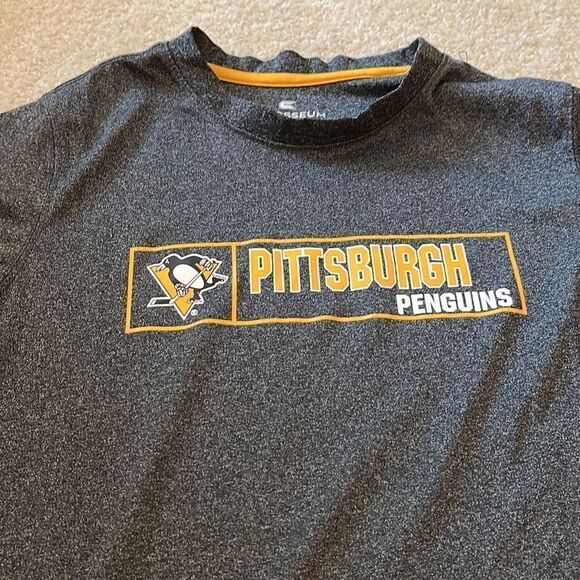 SIZE LARGE 8/10 PITTSBURGH PENGUINS SHIRT - Picture 2 of 8